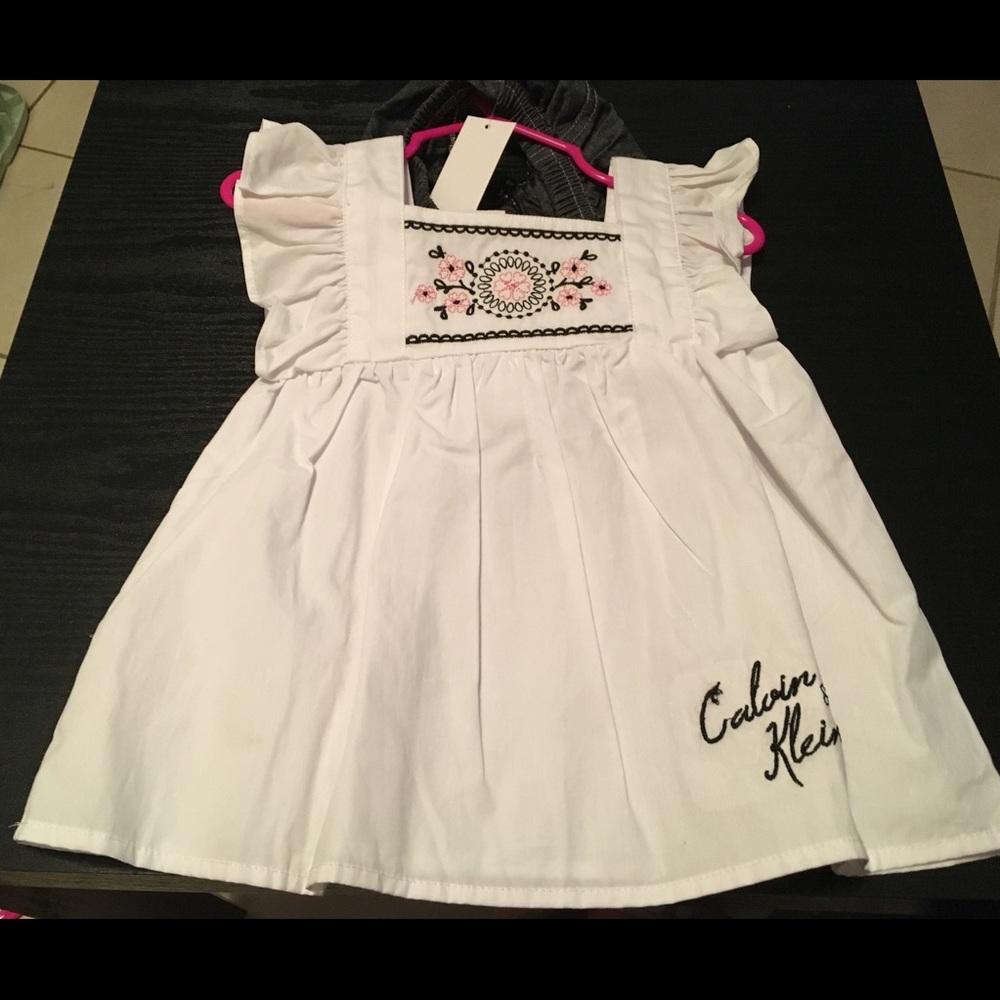 NWT Calvin Klein Dress with diaper cover